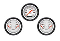 Classic Instruments Velocity White 3" Speedo w/ 2 Dual Gauges GM - VS04WBPF