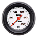 Classic Instruments Velocity White 2-1/8" Fuel Pressure Electric Gauge (100 PSI) - VS146WBPF