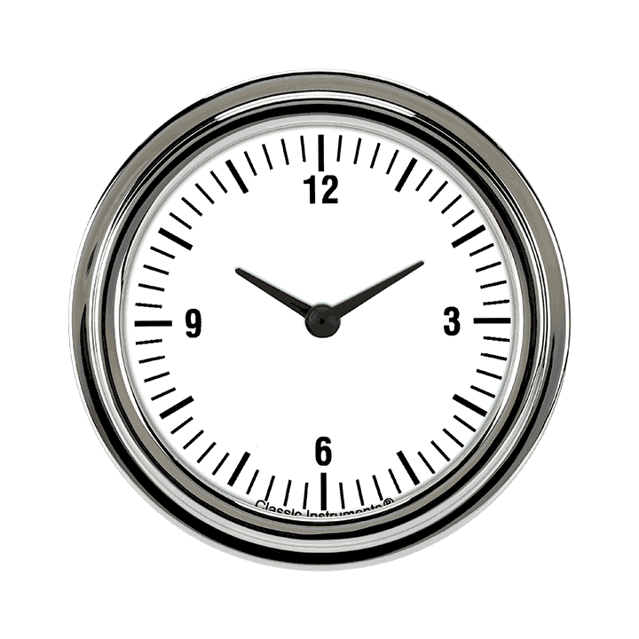 Classic Instruments White Hot 2-5/8" Clock - WH92SLF