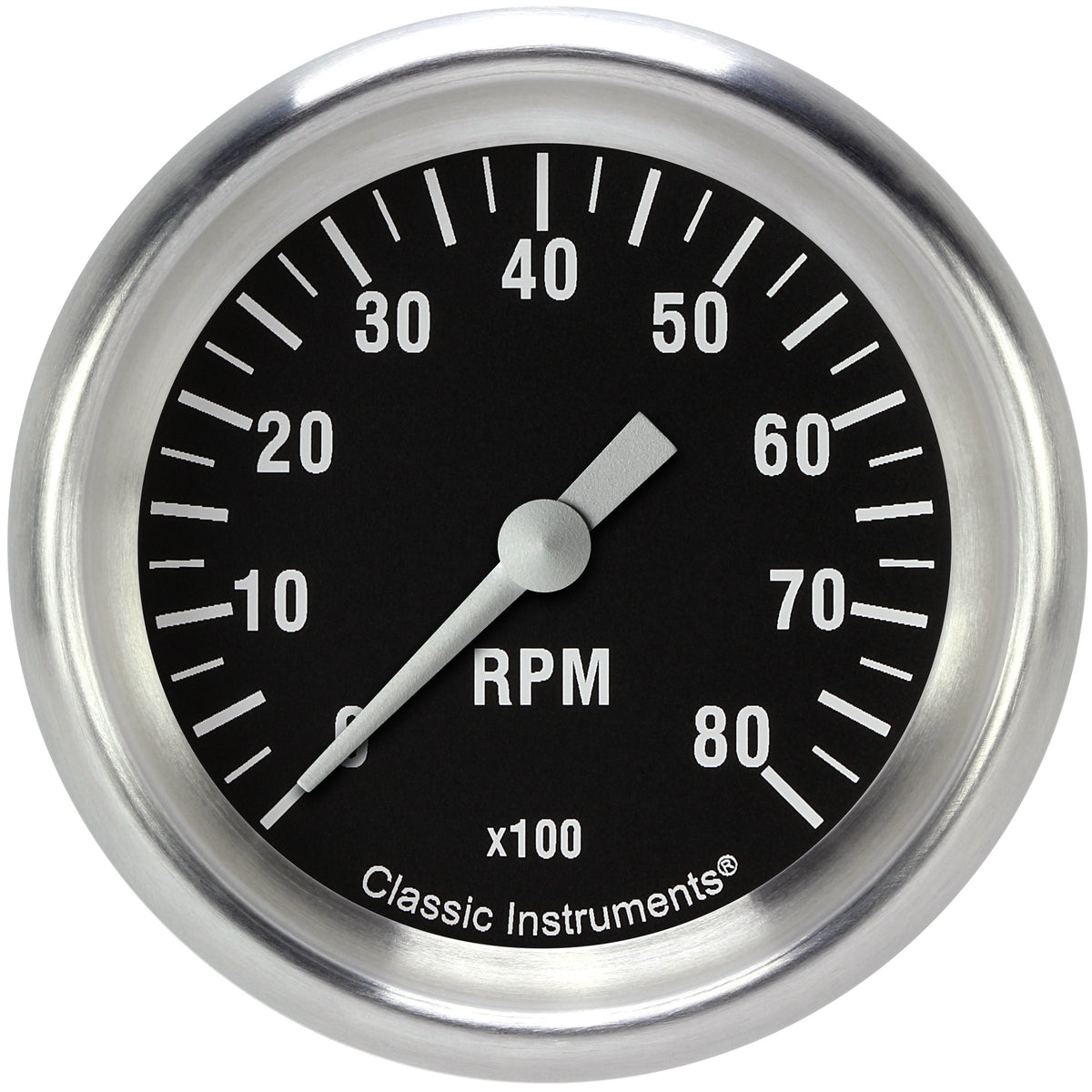 Classic Instruments Hot Rod 2-5/8" Full Sweep Tachometer Gauge - HR383APF