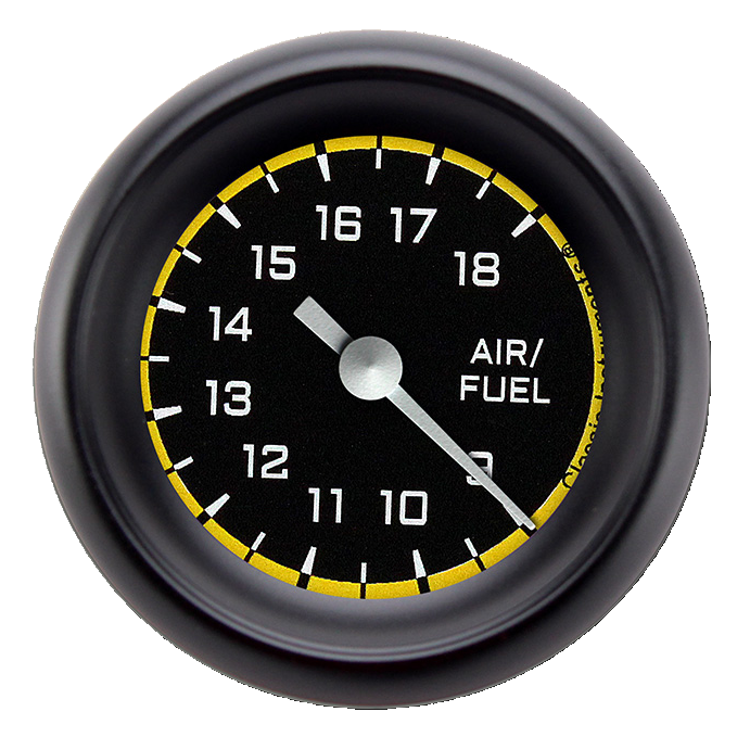 Classic Instruments AutoCross Yellow 2-1/8" Air Fuel Ratio Gauge - AX194YAPF