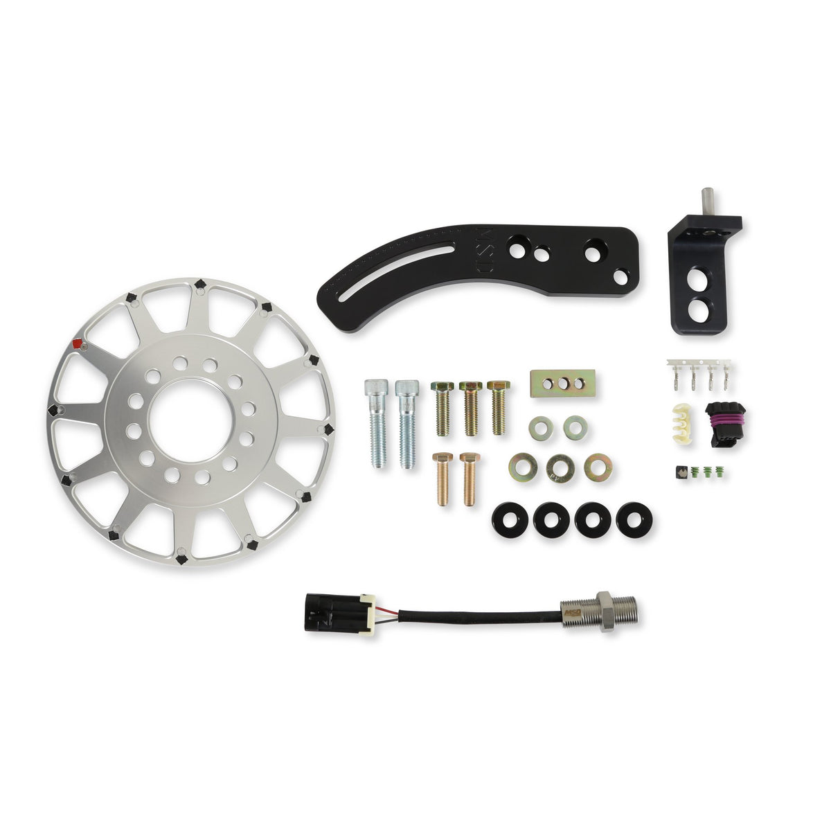 Holley EFI 8-Inch 12-1X Crank Trigger Kit, BBC, Hall Effect - 556-170