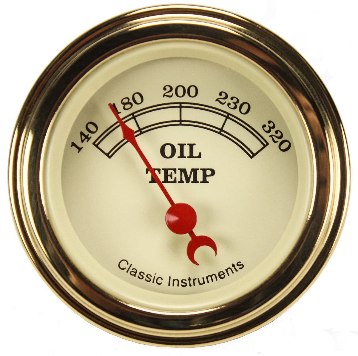 Classic Instruments Vintage 2-1/8" Oil Temperature Gauge - VT28GLF