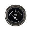 Classic Instruments Tetra 2-1/8" Black Fuel Level Gauge (0-30 Ohm) - TE14BSLC