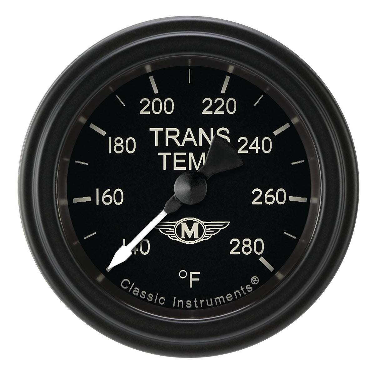 Classic Instruments Moal Bomber 2-1/8" Transmission Temperature Gauge - MA127BLF
