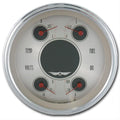 Classic Instruments All American Nickel 4-5/8" Quad Gauge - AN78SLC