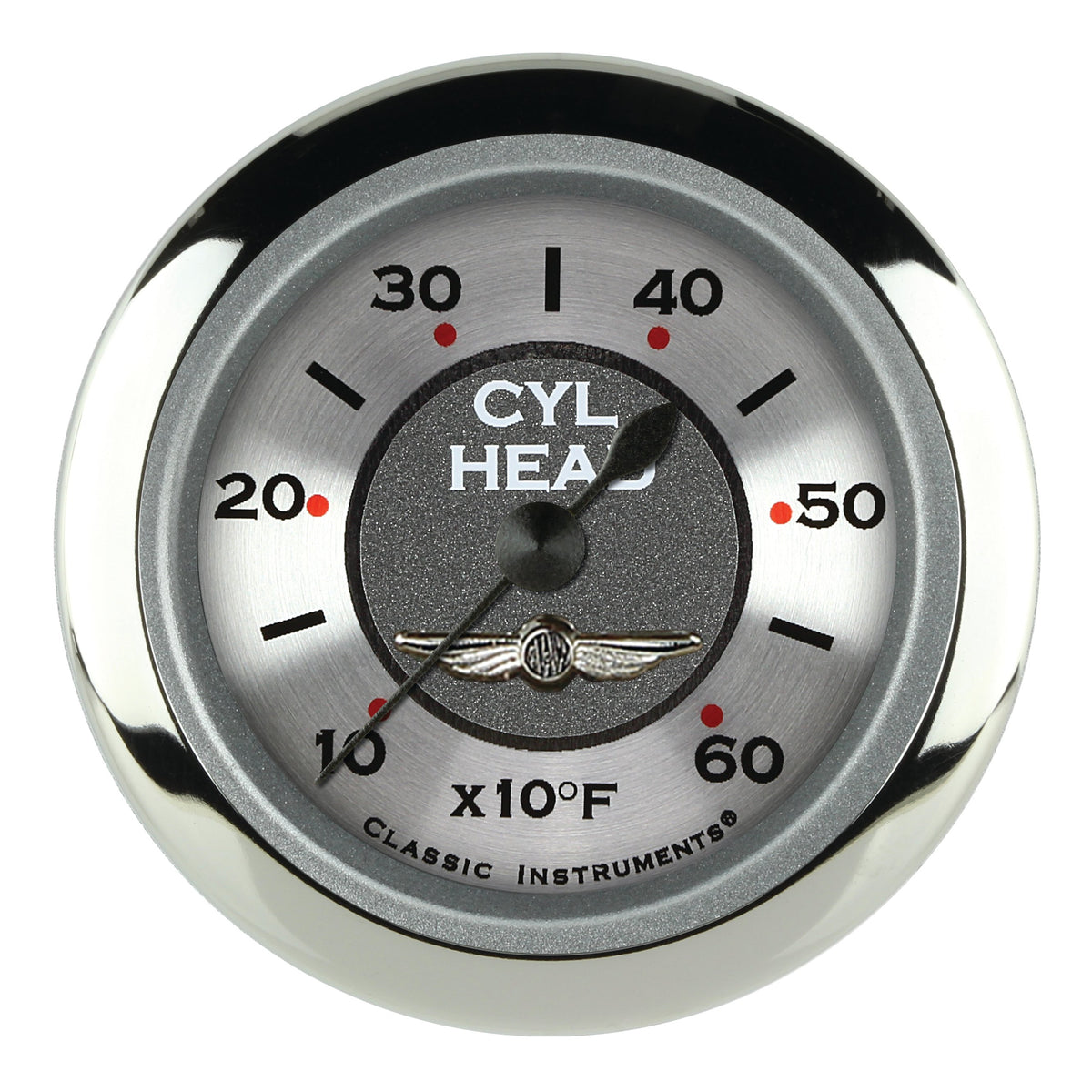 Classic Instruments All American 2-1/8" Cylinder Head Tempature Gauge - AW197SRC