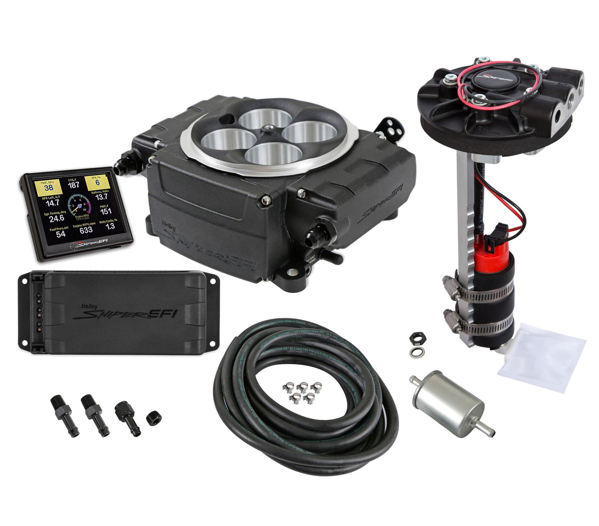 Holley Sniper 2 EFI - Black - 550-511-3PR