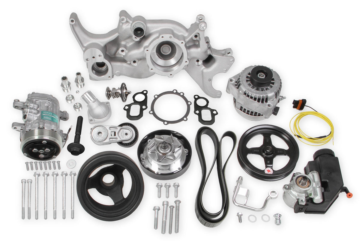 Holley Mid-Mount Complete Accessory Drive System
- Gen V LT Engines - Standard Damper - Natural - 20-205
