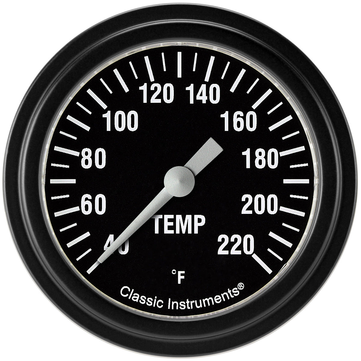 Classic Instruments Hot Rod 2-5/8" Stock Eliminatorin Temperature Gauge - HR329BLF