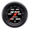 Classic Instruments Velocity Black 2-1/8" Cylinder Head Temperature Gauge - VS197BBPF