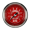 Classic Instruments V8 Red Steele 2' Air Fuel Ratio Gauge - V8RS194SLC