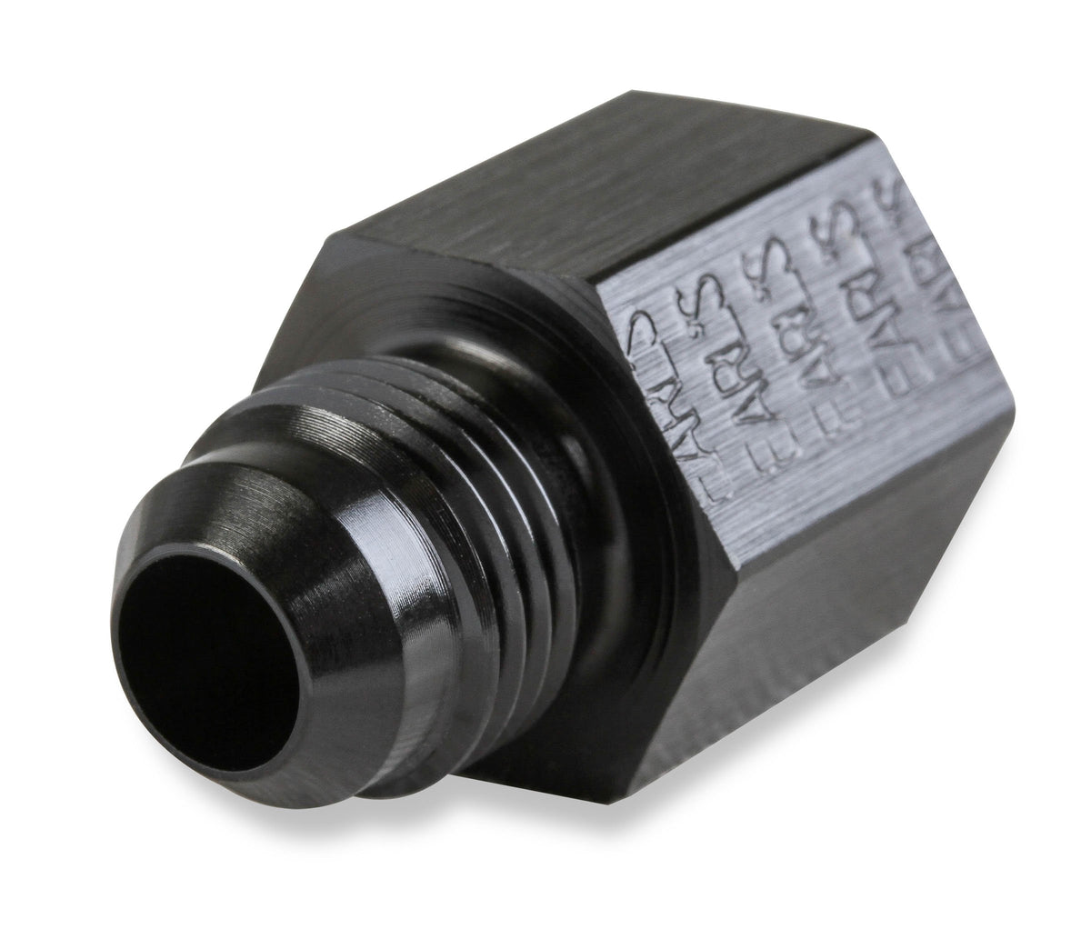 Earl’s -6 AN Male to 16mm x 1.50 Female - Black - AT9894DBJERL
