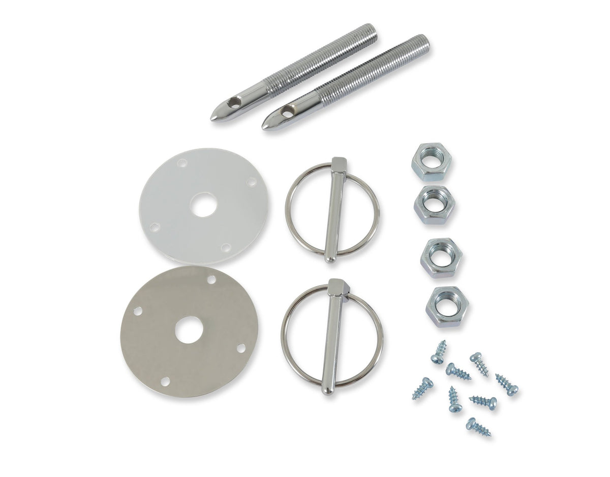 Mr. Gasket Hood & Deck Pinning Kits - With Screw-On Scuff Plates - 1017