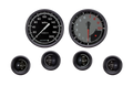 Classic Instruments AutoCross 4-5/8" Speedo/Tach With 2-1/8" Fuel/Oil/Temp/Volt - AX51GBPF