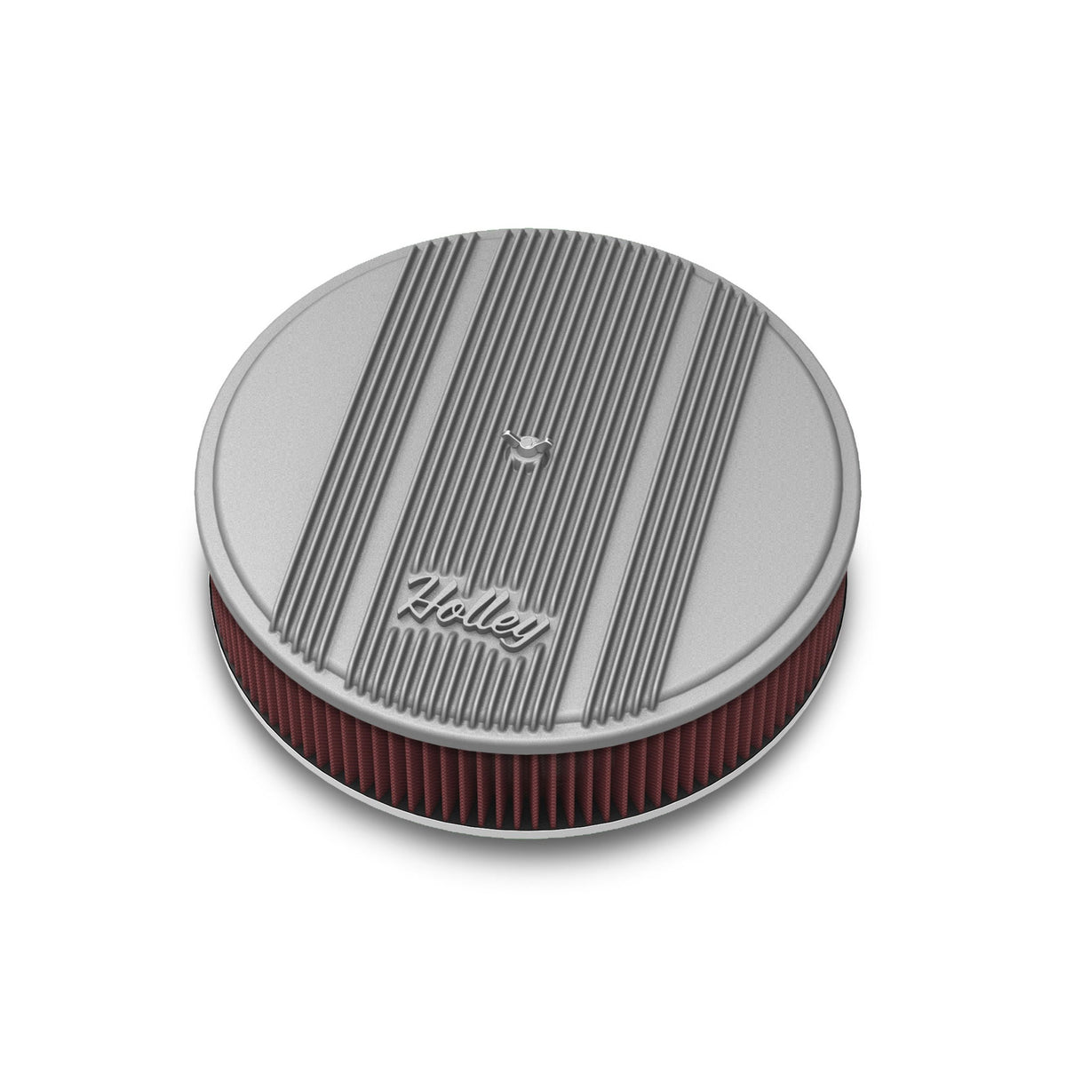 Holley 14" Round Finned Air Cleaner - 120-160