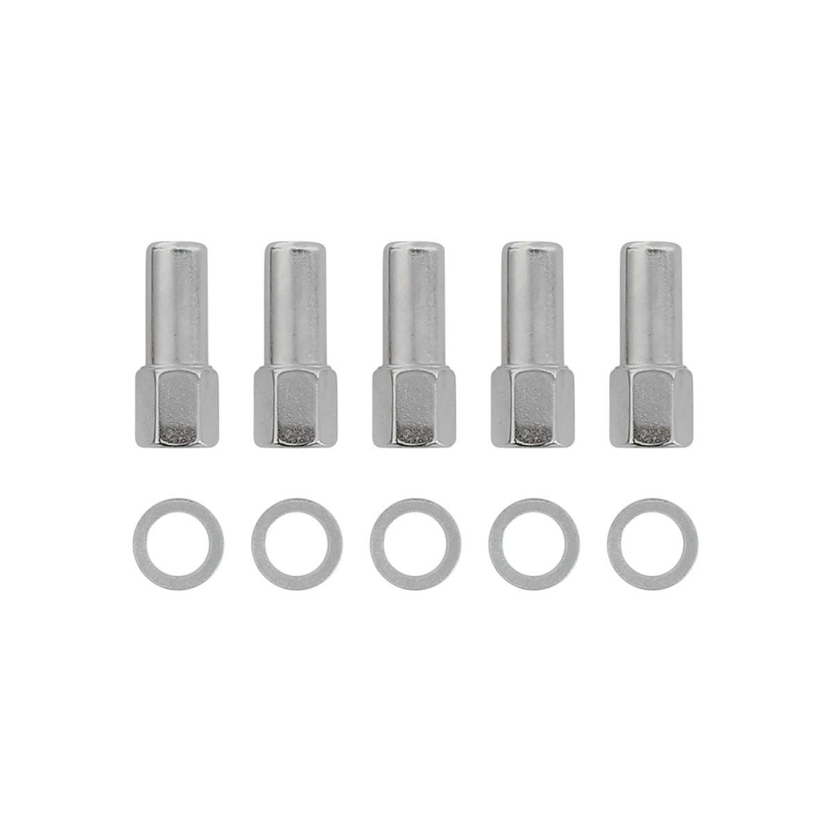Mr. Gasket Competition Open End Style Lug Nuts - Set Of 5 - 4303G