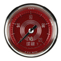Classic Instruments V8 Red Steelie 2-1/8" Outside Air Tempature Gauge - V8RS199SHC