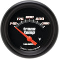 Classic Instruments Velocity Black 2-5/8" Transmission Temperature Gauge - VS227BBPF