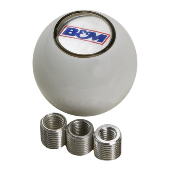 B&M White Shift Knob - 46110