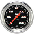 Classic Instruments Velocity Black 2-5/8" Air Pressure Gauge - VS318BAPF