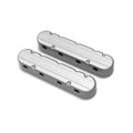 Holley 2-Piece "Chevrolet" Script Valve Cover - Gen III/IV LS - Natural - 241-175
