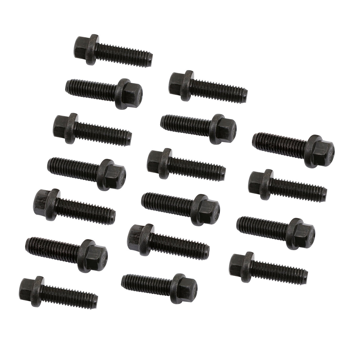 Mr. Gasket Header Bolts - M8-1.25 x 25mm Hex Head - Black Oxide - 970G