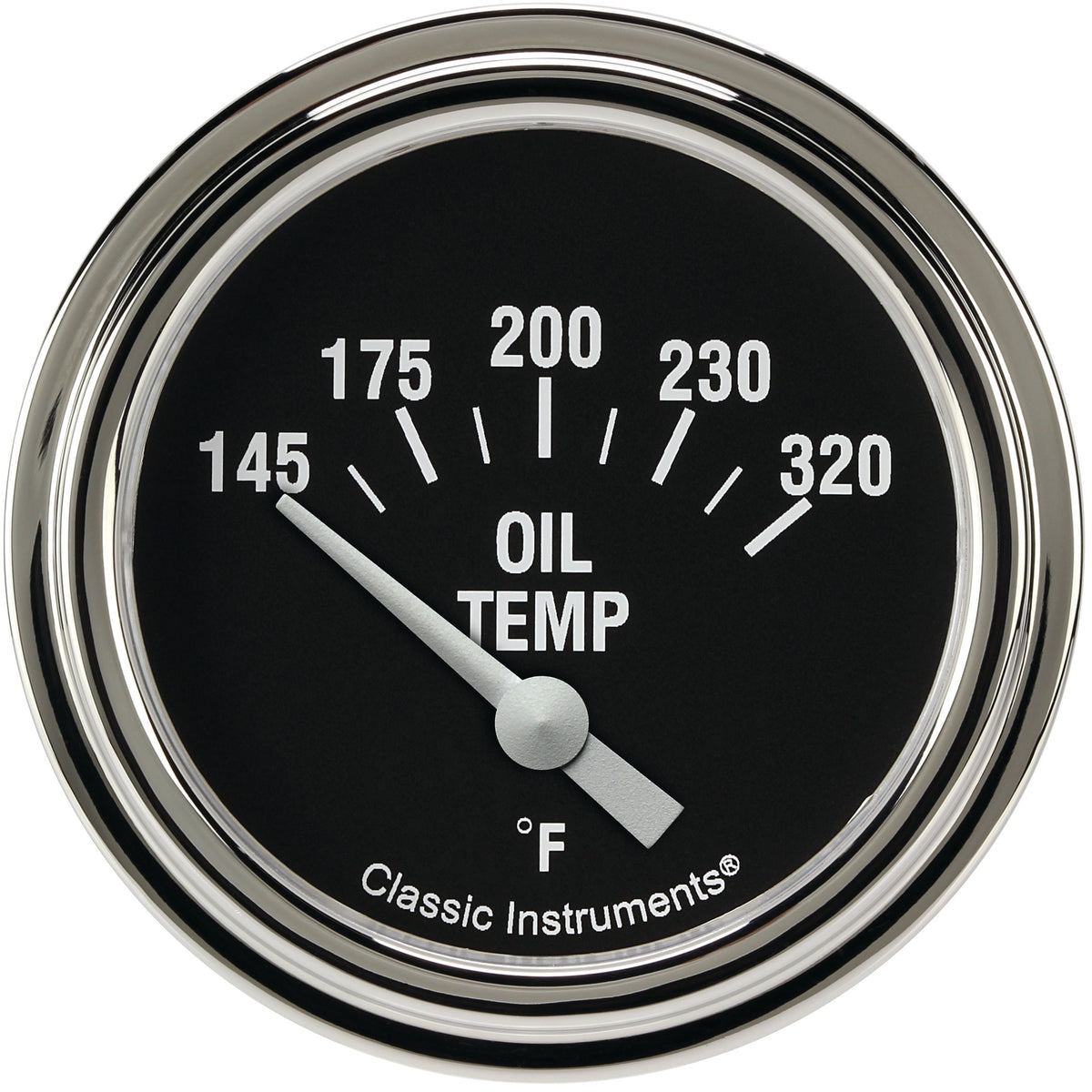 Classic Instruments Hot Rod 2-5/8" Oil Temperature Gauge - HR228SLF