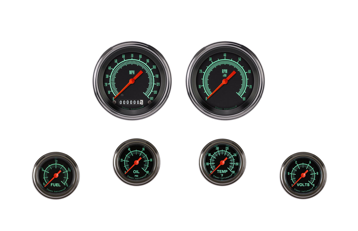 Classic Instruments G/Stock Six Gauge Set - GS101SLF