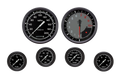 Classic Instruments AutoCross Gray Six Gauge Set - AX351GBPF