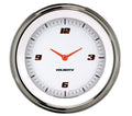 Classic Instruments Velocity White 3" Clock W Reset - VS93WSLF