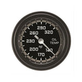 Classic Instruments Autocross Gray 2-1/8" Oil Temperature Gauge - AX128GBLF