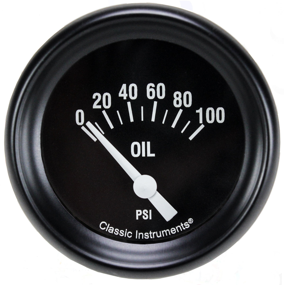 Classic Instruments Hot Rod 2-1/8" Oil Pressure Gauge - HR81BLF