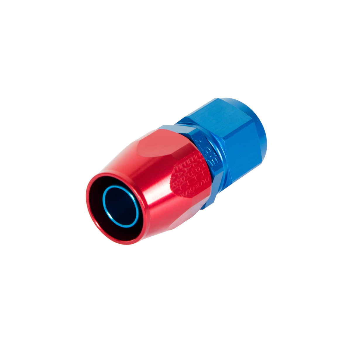 Earl’s Straight Swivel-Seal® Hose End -10 AN - Red/Blue - Clamshell Package - 800110ERLP