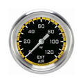 Classic Instruments Autocross Yellow 2-5/8" External Air Tempature Gauge - AX399YAPF