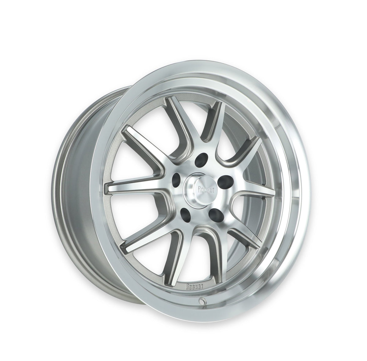 Rocket Racing Wheels TTR19 Attack - Titanium/Machined - TTR19-886145