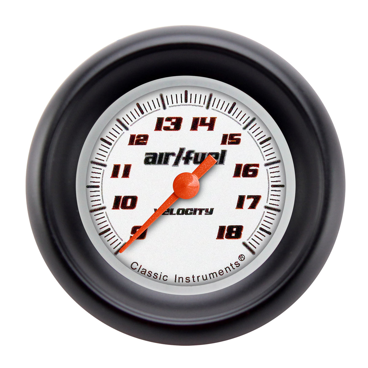 Classic Instruments Velocity White 2-1/8" Air Fuel Ratio Gauge - VS194WBPF