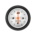 Classic Instruments Velocity White 2-1/8" Clock - VS90WBLF