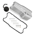 Weiand Aluminum Oil Pan Kit for SBF, non-351W V8s - 6524FWND