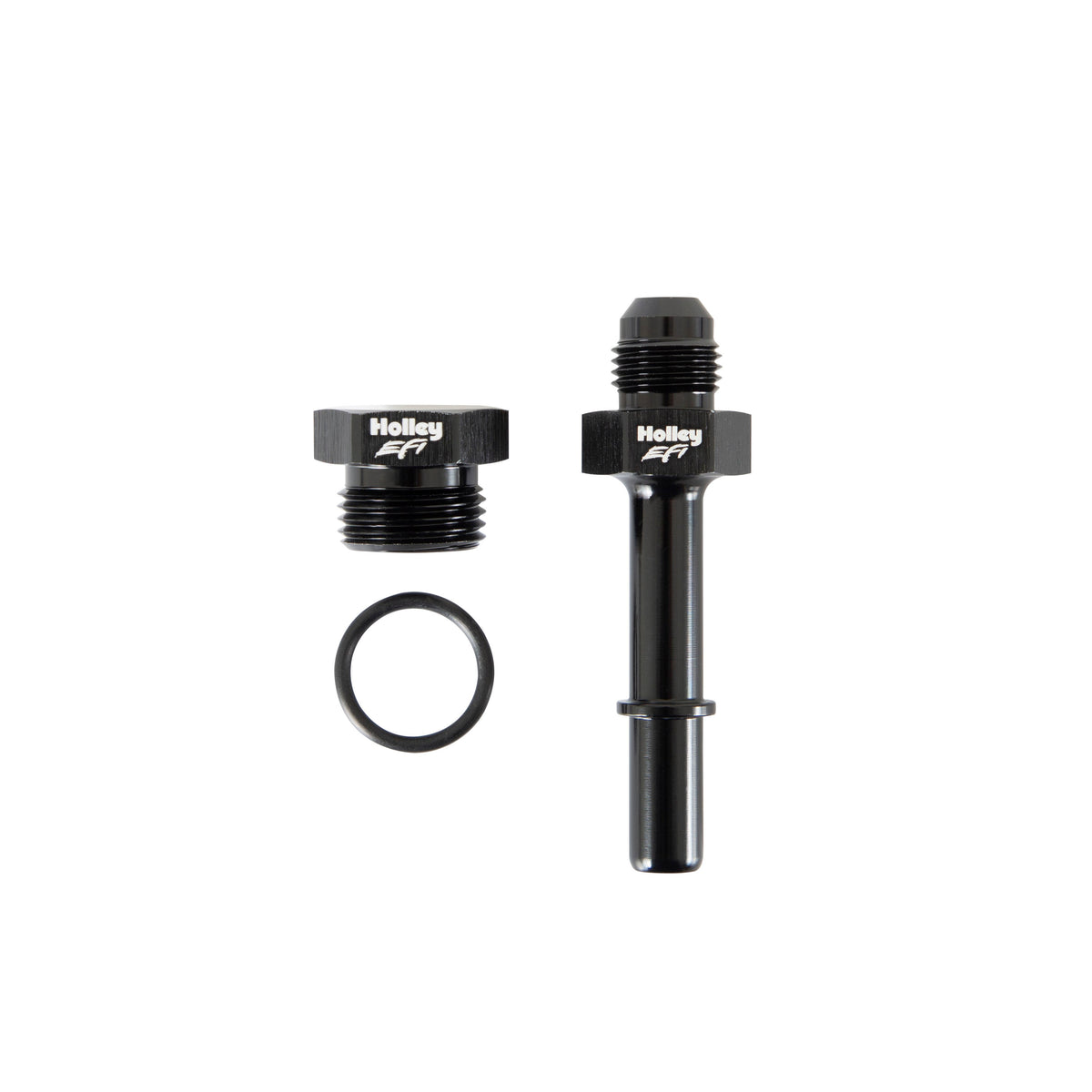 Holley EFI Fuel Rail Adapter Fitting -6AN to GM Quick Connect - 534-211