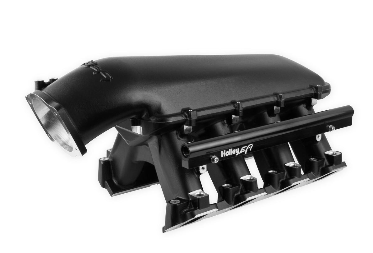 Holley EFI Holley LS Hi-Ram EFI Manifold- Black GM LS7 - 300-125BK