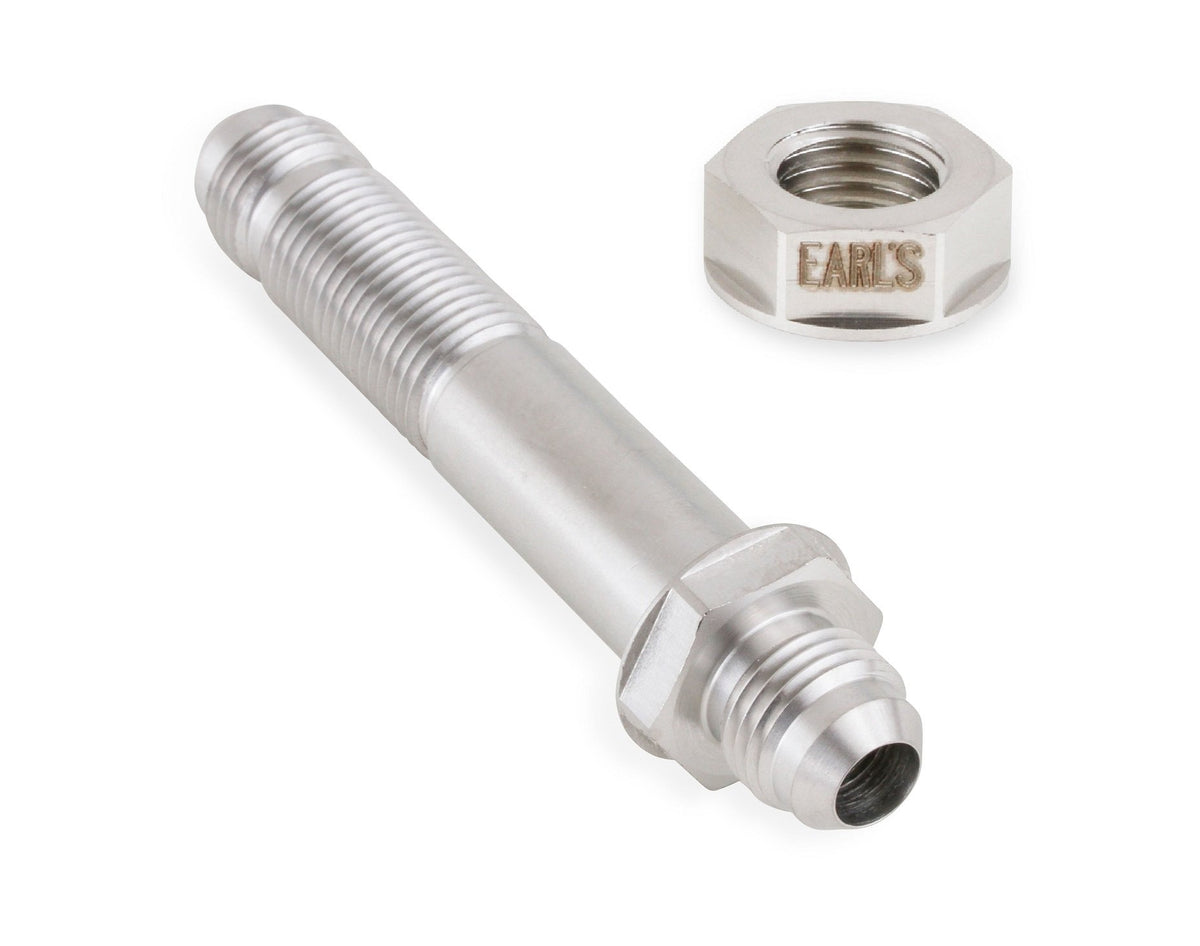 Earl’s Straight -6 Bulkhead - Stainless Steel - SS983506ERL