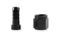 Earl’s Auto-Crimp Hose End - Straight - Size -6 - Black - AT700106ERL
