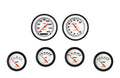 Classic Instruments Velocity White Six Gauge Set - VS201WBLF