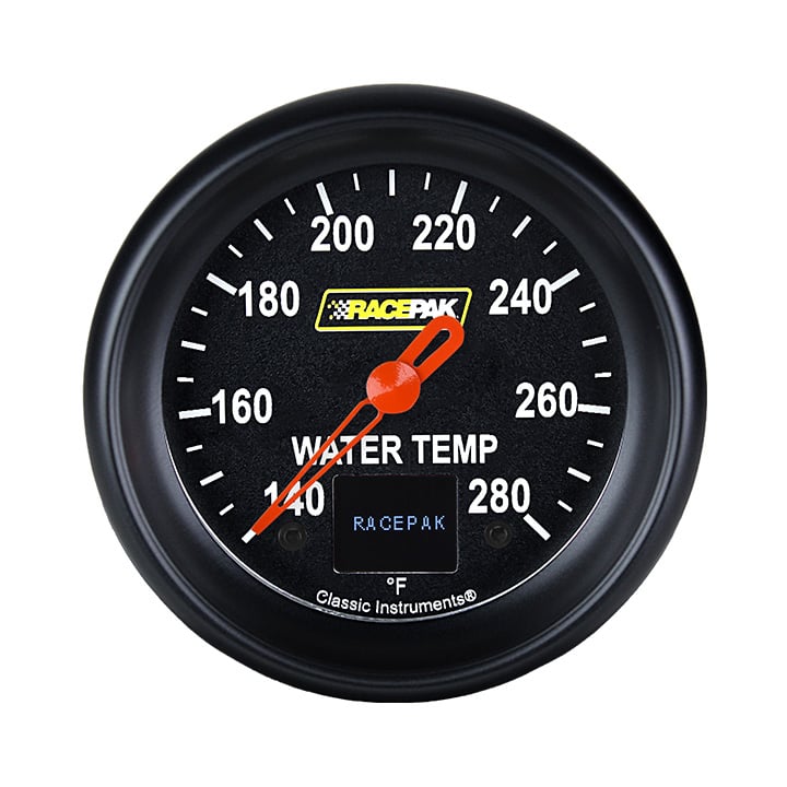Classic Instruments Racepak 2-5/8" Standard Temp Black - 250-CI-326BB