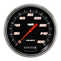 Classic Instruments Velocity Black 5" Speedometer Gauge (160 MPH) - VS56BSLC