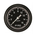 Classic Instruments Autocross Gray 2-5/8" Exhaust Gas Tempature Gauge - AX398GBLF
