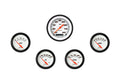 Classic Instruments Velocity White Five Gauge Set - VS200WBLF
