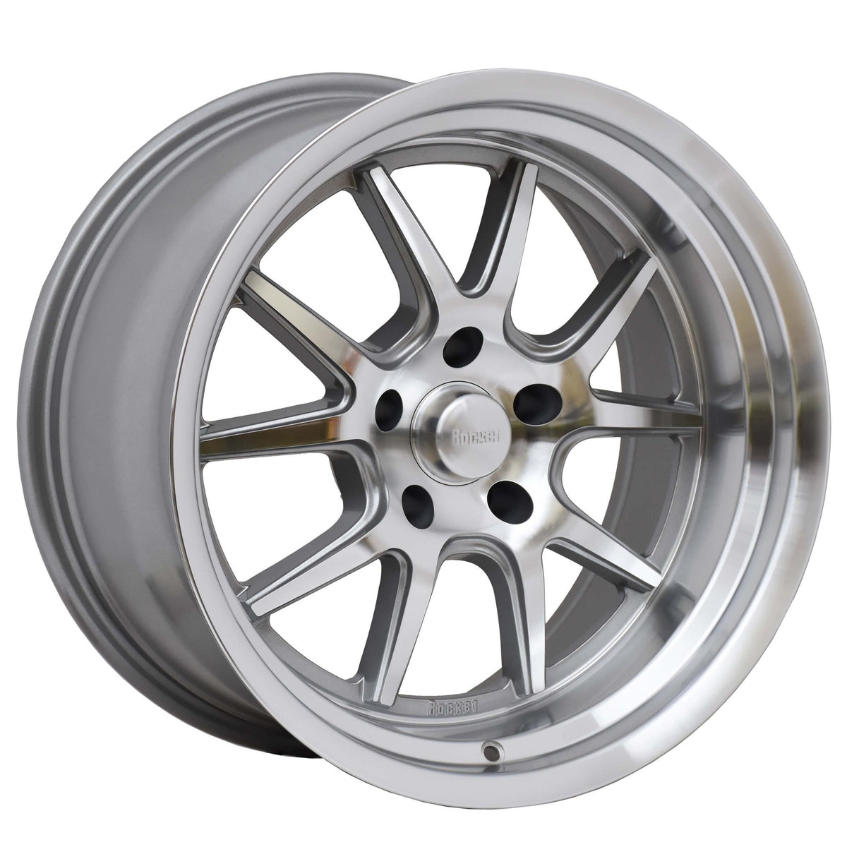 Rocket Racing Wheels TTR19 Attack - Titanium/Machined - TTR19-817355