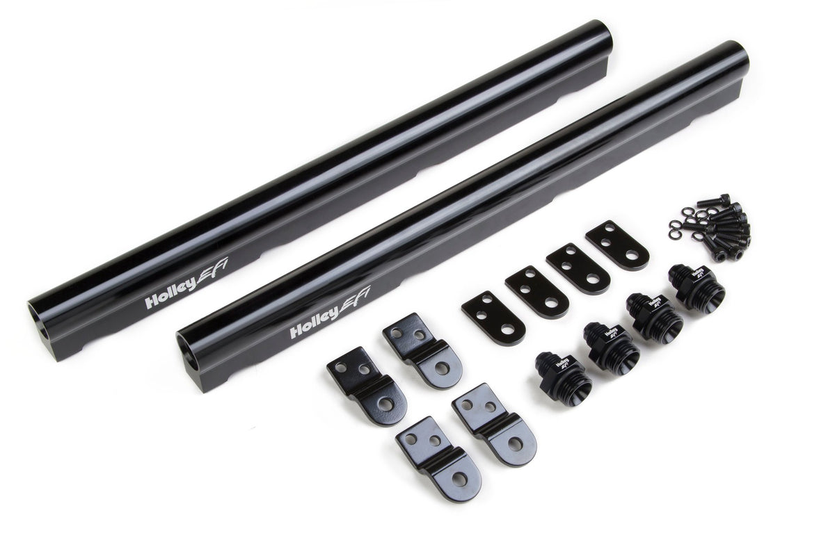 Holley EFI LS Hi-Flow Fuel Rails - Fits LS1, LS2, LS3, LS6 & L99 factory intakes - 534-209